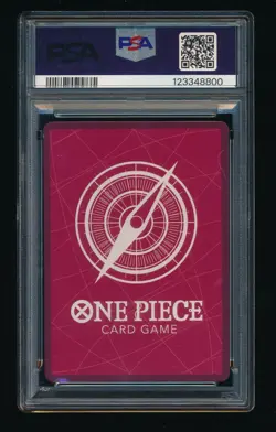 PSA 9 TRAFALGAR LAW 2022 ONE PIECE CARD GAME ROMANCE DAWN #OP01002 L - Image 2