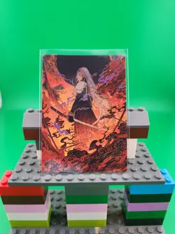 Nibelheim Aflame Art Card Art Series: Final Fantasy Magic The Gathering - Image 1