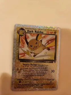 Pokemon Dark Raichu 2002 Reverse Holo Card 7/110 Legendary Collection - Image 3