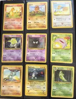 Pokemon Base Set Near Complete Common & Uncommon Set WOTC 62 Pokemon Cards - Image 4