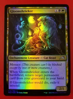 1x Gloomshrieker | FOIL | Kamigawa Neon Dynasty | MTG Magic Cards - Image 1