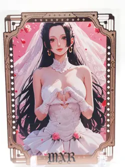 Goddess Story - Pink Metal Waifu Card - Boa Hancock - NUMBERED #/200 - Image 1