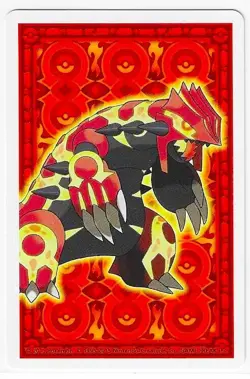 OMEGA RUBY Pokemon Japanese Poker Playing Card 9 OF CLUBS Mint - Image 2