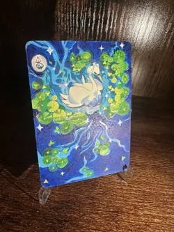 Customized Pokemon Art Card - 1/1 original hand painted Acrylic Paint Swanna - Image 4