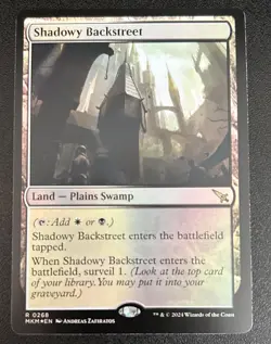 Shadowy Backstreet Murders at Karlov Manor Foil MTG NM Magic Card - Image 1