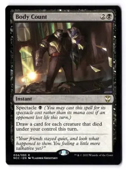 Body Count NM* Commander Streets of New Capenna ENGLISH 034/093 mtg -UnltdCards - Image 1