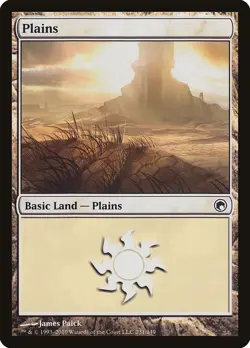 12x PLAINS basic lands (mixed art) - LP - Scars of Mirrodin / Mirrodin Besieged - Image 1