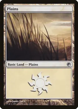 12x PLAINS basic lands (mixed art) - LP - Scars of Mirrodin / Mirrodin Besieged - Image 2