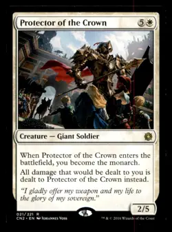 MTG Protector of the Crown LP Light Play Conspiracy Take Crown [619] - Image 1
