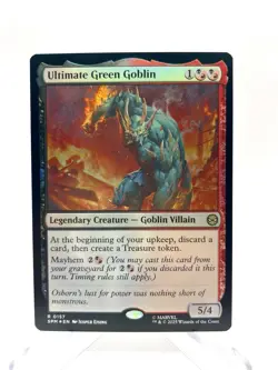 Ultimate Green Goblin (Foil) Rare MTG Spider-Man - Image 1