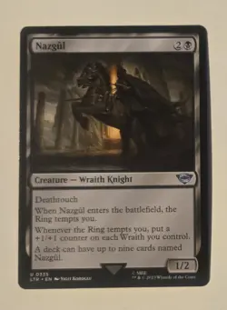 MTG - Nazgul - 335 - Magic the Gathering Universes Beyond: LOTR TOME - Image 1