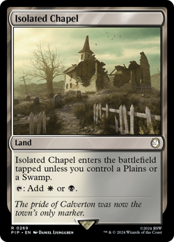 Isolated Chapel #269 | Near Mint | Fallout Magic MTG - Image 1