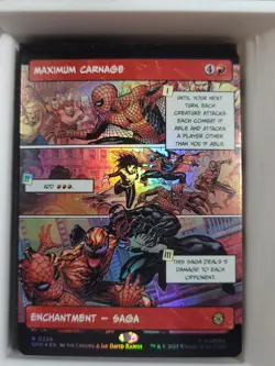 Magic The Gathering TCG Maximum Carnage (Borderless) Marvel's Spider-Man Foil - Image 1
