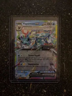 Vaporeon ex 23/131 Stamped Promo Pokemon TCG - Prismatic Evolutions NM - Image 1