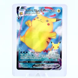 Pokemon TCG Surfing Pikachu VMAX 9/25 Celebrations Ultra Rare NM Full Art Holo - Image 3