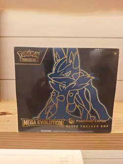 Pokemon Center Exclusive Lucario Mega Evolutions Elite Trainer Box ETB Sealed - Image 1