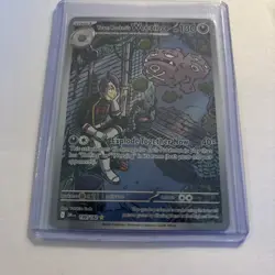 Team Rocket's Weezing 199/182 Destined Rivals Illustration Rare Holo Pokemon NM - Image 1