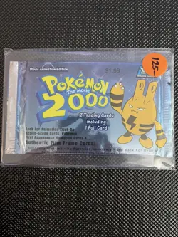 Pokemon the Movie 2000 Topps Pack New Factory Sealed Elekid - Image 1