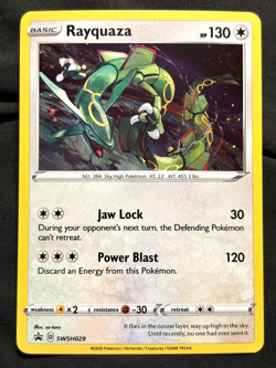 Rayquaza SWSH029 Sword & Shield Promo Holo Pokemon TCG NM - Image 1