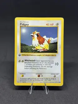 Pokemon Pidgey 057/102 Base Set Shadowless First Edition - Image 1
