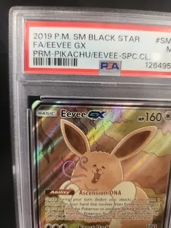 Eevee GX PSA 9 SM233 SM Black Star Promo Sun Moon Pokemon English Full Art - Image 2