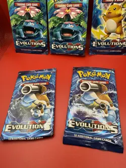 Pokemon TCG - XY Evolutions (EVO) Booster Packs - Lot of 5 - New Sealed - Image 4