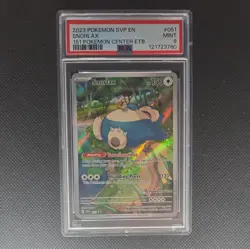 2023 POKEMON 151 POKEMON CENTER ELITE TRAINER BOX PROMO SVP #051 SNORLAX PSA 9 - Image 3