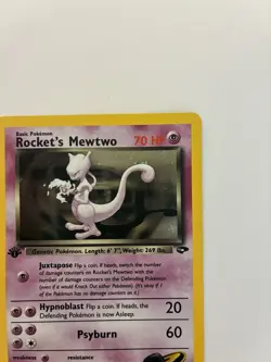 Pokemon TCG Rockets Mewtwo Gym Challenge Holo Card 14/132 1st Edition - Image 5