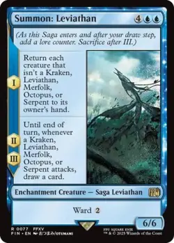 ~ Summon: Leviathan ~ NM ~ UB: FINAL FANTASY ~ MTG ~ - Image 1