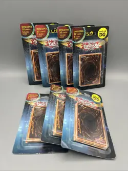 Yu-Gi-Oh TCG Lot Of 7 Packs Of 10 Cards + 1 Rare Card Each - DG Exclusive Sealed - Image 1