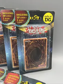 Yu-Gi-Oh TCG Lot Of 7 Packs Of 10 Cards + 1 Rare Card Each - DG Exclusive Sealed - Image 2