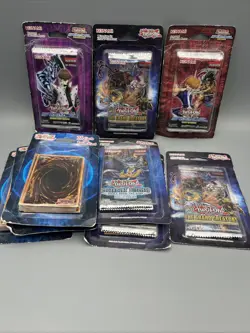 Lot of 9 Sealed Yu-Gi-Oh! Card Packs - New/Sealed - 2016-2020 - 128 Cards Total - Image 1