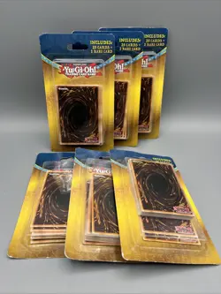 Lot of 6 Sealed Yu-Gi-Oh! Packs 25 Cards + 1 Rare Card Each (156 Cards Total) - Image 1