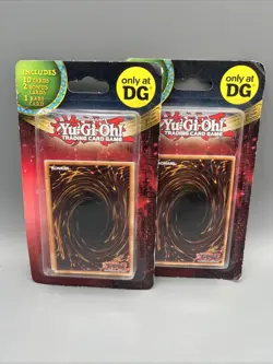 Yu-Gi-Oh - 2 Dollar General Blister Packs - 12 Cards + Rare Card Each - Sealed - Image 1
