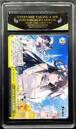 Weiss Schwarz Cards JPN. Azur Lane Everyoune taking a special PCG 10 PRISTINE - Image 1