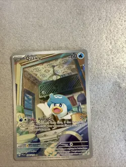 Pokemon TCG Quaxly Scarlet & Violet Paldea Evolved Holo Card 206/193 - Image 1