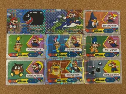 super mario carddass 90s Holo Foil game card 9set - Image 1
