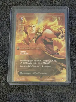 Sett-Brawler 164/298 OGN-Riftbound Origins Champion Unit Epic Card - Image 1