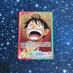 Monkey D. Luffy OP13-001 (Parallel) - Carrying on His Will One Piece Card Game - Image 1