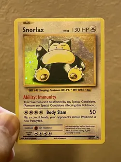 Pokemon TCG Card - Snorlax XY179 Holo Promo XY Black Star Promos LP - Image 3