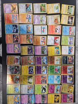 Lot Of 50 Pokemon CARDS - Image 1