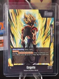 Gogeta FB05-095 Leader Alternate Art New Adventure Dragon Ball Super TCG Card - Image 2