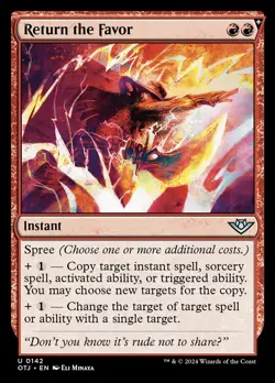 Return the Favor X1 -NM/M- Outlaws of Thunder Junction - Image 1