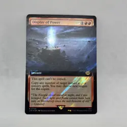 2023 MTG Magic the Gathering LOTR Extended Art Foil 769 Display of Power LP - Image 2