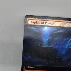 2023 MTG Magic the Gathering LOTR Extended Art Foil 769 Display of Power LP - Image 3