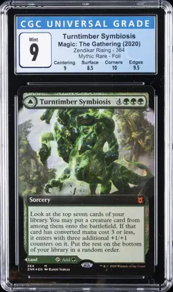 2020 MAGIC: THE GATHERING #364 TURNTIMBER SYMBIOSIS CGC 9 - Image 2