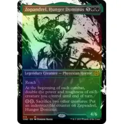 FOIL ZOPANDREL, HUNGER DOMINUS (ICHOR BORDERLESS) Phyrexia: All Will Be One ONE - Image 1