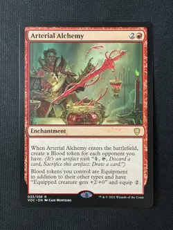 Commander: Innistrad Crimson Vow #23 Arterial Alchemy NM - Image 1