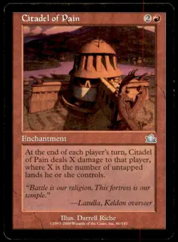 MTG Citadel of Pain LP Light Play Prophecy [1608] - Image 1