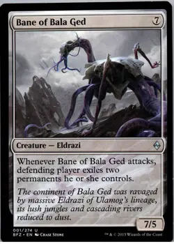 Bane of Bala Ged - U - Battle for Zendikar - 1 - NM - Regular - Image 1